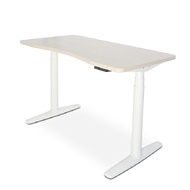 โต๊ะปรับระดับเพื่อสุขภาพELEVIO 140x70ซม.ไวท์วอลนัทขาขาว