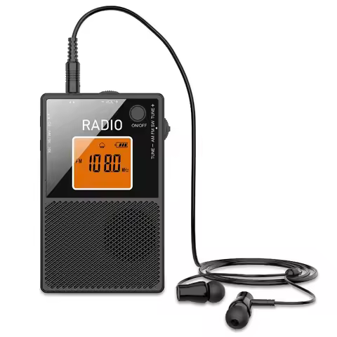 FM/AM/SW Multi-band Portable Card Radio 550mAh Radio Player