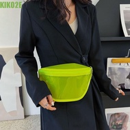 KIKO2E Transparent Waist Bag, Waterproof Zipper Pvc Chest Bag, Simple Chinese Style Shoulder Bag Fan