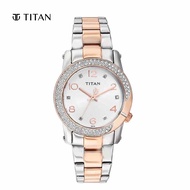 Titan Womens Purple Swarovski Crystal Watch 9930KM01