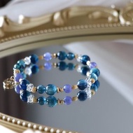 高品藍晶石坦桑手鍊原礦設計 / 拉斐爾天使眼 - 藍晶石-坦桑石