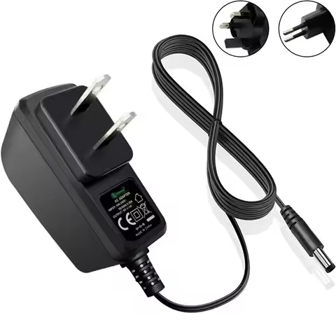 9V DC Power Supply Cord Charger Center Negative,Compatible with Casio Piano Keyboard,Boss Guitar Eff