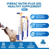 Virbac Nutri-Plus Gel 120g Nutritional Healthy Daily Supplement For Dogs & Cats Energy Gel for Dogs 