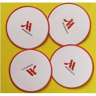 Coaster printing, Coaster print logo;paper coaster printing (SG SELLER)