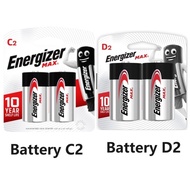 Energizer Max Battery Size C Size D Size Alkaline Battery D2 E95