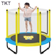 TKT Trampoline Home for Children Children's Indoor with Protective Net Baby Trampoline Sports Small Family Toy Trampoline