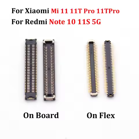 2-20Pcs Main Flex Cable Plug FPC Connector Socket Contact 60Pin For Xiaomi Mi 11 11T Pro 11TPro Redm