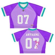 JERSEY GIRLY CROP TOP COQUEETE PURPLE 07