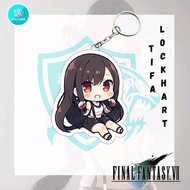 Acrylic Keychain Anime Final Fantasy - Tifa, Aerith Ganci Anime Akrilk - Tifa Lockhart