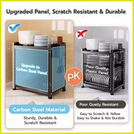 ☃ ◹ ☈ Siv 2/3-Tier Dish Rack Dish Drainer Dish Cabinet Kitchen Countertop Plate Organizer Storage S
