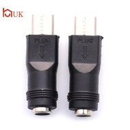 UK DC Power Adapter Converter 5.5x2.1mm Female Ja to USB Type C Male Connector TH