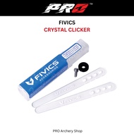 FIVICS CRYSTAL CLICKER (CONTENTS 2 PCS) | CLICKER BOW RECURVE STANDARD BOW/ | ARCHERY CLICKER | CLIC