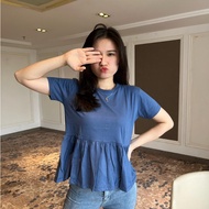 Women's tassel t-shirts, modern women's tops, cotton combed 30s, baju perempuan, baju t shirt peremp
