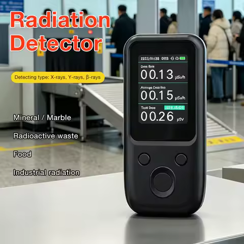 2026 Geiger Counter Nuclear Radiation Detector Personal Dosimeter Radioactivity Tester Marble Detect