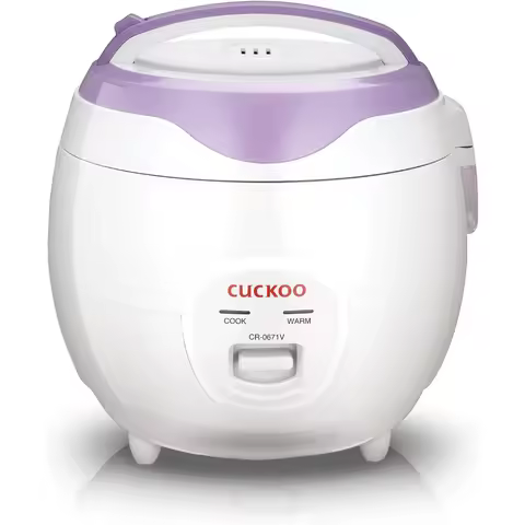 CUCKOO Basic Rice Cooker & Warmer with Nonstick Inner Pot, Rice Cooker 6-Cup Uncooked / 12-Cup Cooke