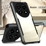 Case For Realme13 5G/ Realme 13Pro 5G / Realme13Pro+ 5G เคสขอบนิ่มหลังแข็ง PC+TPU เคสหลังใส กันกระแท