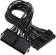 E-outstanding ATX 24 Pin Extension Cable Lead 24 Pin Male to 24 Pin Female ATX Power Supply PSU Exte