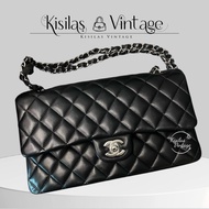 Chanel Lambskin CF25 羊皮銀扣