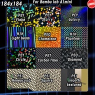 Sheet 184x184mm Build Plate For A1 Mini Smooth Pet H1h Pey Peo Build Plate Textured For Bambu Lab A1