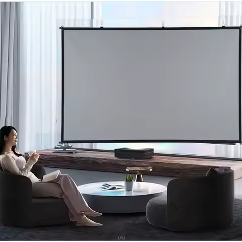 100 inch Anti-light Projector Screen Frame Fixed Frame Projector Screen Ambient Light Rejecting Scre