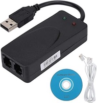 V BESTLIFE Dual Ports USB2.0 56K Voice Fax Data External V.90 V.92 Modem for Win 7/Win 8/Win 10/Win 