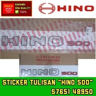 STICKER STICKER "HINO 500" HINO LOHAN 500 *ORIGINAL QUALITY