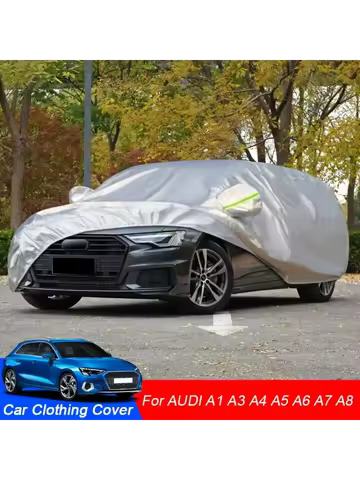 For Audi A1 A3 A4 A5 A6 A7 A8 Hatchback Sedan Sportaback Avant Full Car Cover Rain Frost Snow Dust W