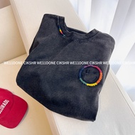 เสื้อยืดแขนสั้นลายหัวใจย้อนยุค WE11DONE CIKSHR สำหรับผู้ชายและผู้หญิง ทรงหลวม สไตล์สตรีท ฤดูร้อน 202