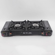 Dapur Gas Dapur Pembakar Dua Dapur Kaset Mudah Alih Dapur Gas Perkhemahan Dapur Gas Luaran Dapur Gas