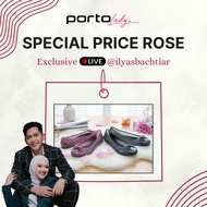 Porto Rose Glitter Flatshoes - Women's Shoes, comfortable to wear | Anti-Slip | Work Shoes | College