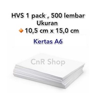 A6 size hvs receipt paper