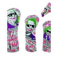 Clown president golf Club Cover Head Cover Protective Cover Wooden Cover golf Flat Putter Cover GE7I