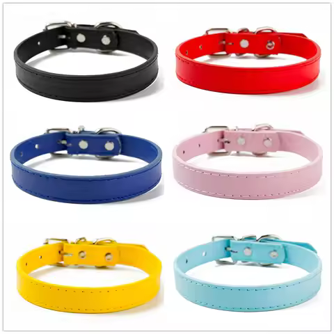 Pet Identification ID Collars for Newborn Dogs Cats Kitten Collar Adjustable Multicolor Puppy ID Col