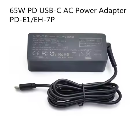 PD USB TYPE-C AC Power Adapter PD-E1 USB Power Adapter for Canon EOS RP R R3 R5 R5C R6 R7 R8 R10 G5 