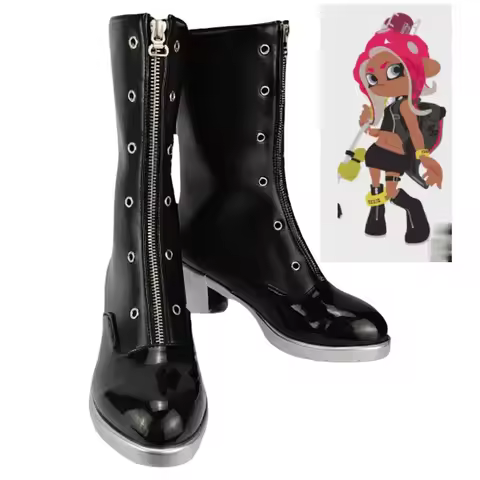 Splatoon 3 Agent 8 Cosplay Shoes Halloween Carnival Party Boots Custom Made