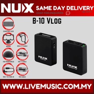NUX B-10 2.4GHz Vlog Wireless Lavalier Microphone ( B10 / B 10 )