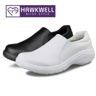 Hawkwell Women Nurse Shoes White Black-Casey/1923