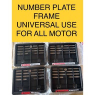 NUMBER PLATE FRAME BINGKAI NO PLATE YAMAHA HONDA FOR ALL MOTOR UNIVERSAL Y15ZR LC135 EX5 WAVE125 RS1