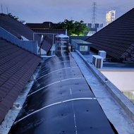 ganti atap kanopi polikarbonat rooftop