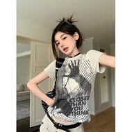y2k Asian Culture Clothes y2k Top y2k Punk Style Women's Clothing Tops Wear Hot Girl American Retro 