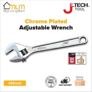 JETECH Adjustable Wrench Spanner Adjustable Spanner Chrome Plated CRV Hand Tool Hardware Switch Span