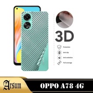 LAYAR Garskin Skin Carbon OPPO A78 4G Back Screen Protector