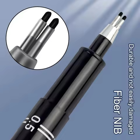 Double-Line Gel Pen 0.1mm/0.3mm/0.5mm Essential For Architectural Design Exams Note-Taking And Paint