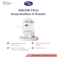 Baby Safe LB319 Steam Sterilizer & Warmer - Baby Milk Bottle Steam Sterilizer & 3-in-1 Food Steamer 