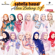 Sabella BAWAL ALEXA Tudung Bidang 55’ (Ready Stock)