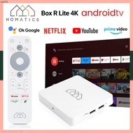 เครื่องเล่นสตรีมมิ่งมีเดีย Google Netflix S905Y4-B Amlogic R Lite 4K กล่องทีวี Androidtv 11ผู้เล่น D