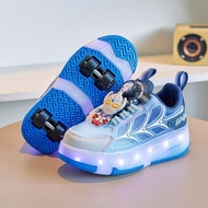 Girls Runaway Shoes Skate Shoes Skate Shoes Skate Light Sneakers Skates Boys Rechargeable Children's