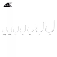 JK pike HOOK 30pcs jk hok jigging hook flat type High quality stainless hook assist hok jig fishing 