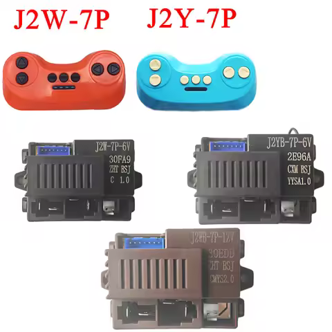 6V 12V J2Y-7P J2W-7P J2WB-5P children's electric ride on toys car 2.4G controller receiver motherboa