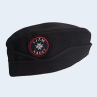 preloved/ secondhand Outpost Cadet Forage Cap St John Ambulance Malaysia (SJAM) With Badge